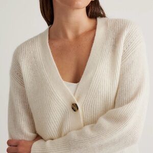 Quince Baby Alpaca Cardigan XS NWT Ivory